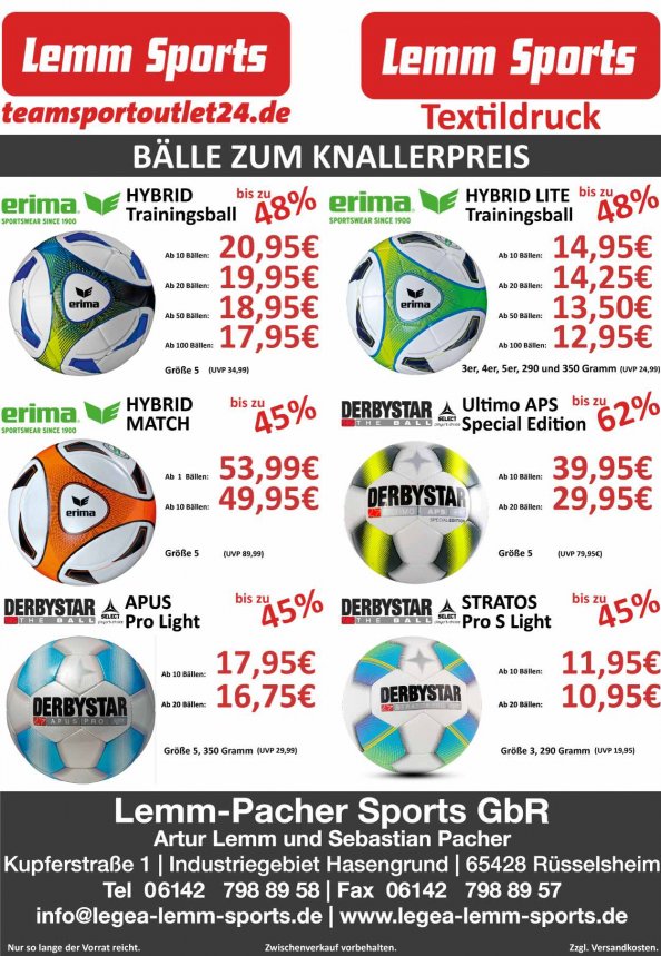 Ballangebote September 